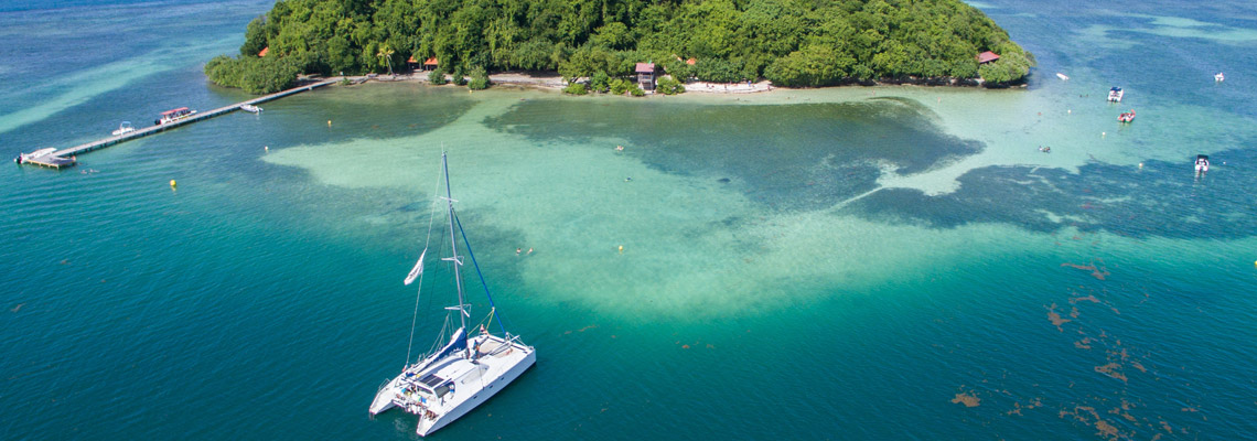 catamaran en Martinique